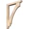 Ekena Millwork Imperial Slat Smooth Bracket w/ Offset Brace, Douglas Fir, 5 1/2"W x 36"D x 48"H BKT0604X36X48IMP06SDF - alternate 1
